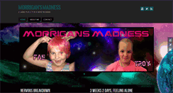 Desktop Screenshot of morrigansmadness.com
