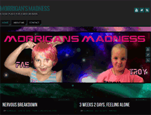 Tablet Screenshot of morrigansmadness.com